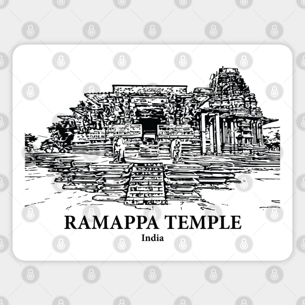 Ramappa Temple - India Magnet by Lakeric
